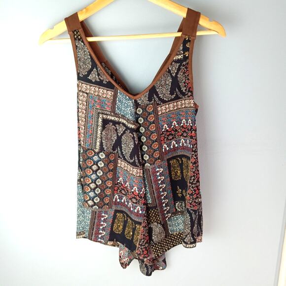 Wrangler Multicolor Patchwork Tank Top - Picture 2 of 5